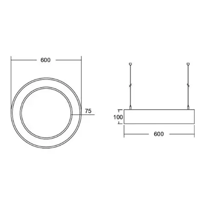 BRUMBERG BRUMBERG Biro Circle Ring10 direct Ø 60 cm Casambi white 830