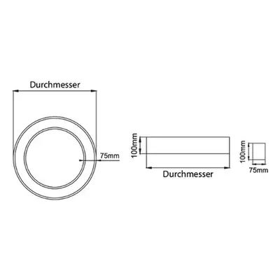 BRUMBERG BRUMBERG Biro Circle Ring, Ø 45 cm, zapnuto/vypnuto, bílá, 3 000 K