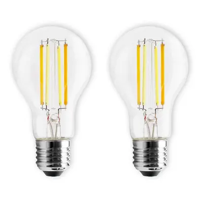 PRIOS LED žárovka E27 7W filament dim CCT Tuya sada 2ks