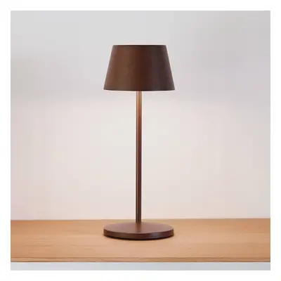 LOOM DESIGN LOOM DESIGN LED dobíjecí stolní lampa Modi Micro, IP65, corten