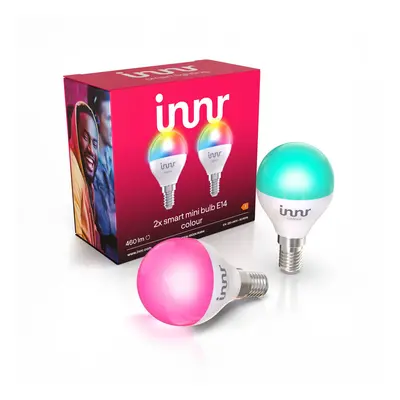 Innr Lighting Innr LED žárovka Smart Mini Bulb E14 4,8W RGBW 460lm 2x