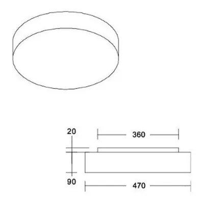 BRUMBERG BRUMBERG LED stropní svítidlo Celtis Maxi, 3 000 K, fialové