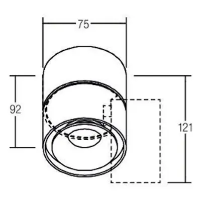 BRUMBERG BRUMBERG LED stropní bodové svítidlo Circle Mini, Ø 7,5 cm, bílé