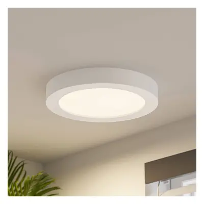 PRIOS Prios LED stropní svítidlo Edwina, bílé, 24,5 cm, 10 ks, stmívatelné