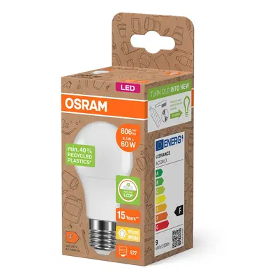 OSRAM OSRAM LED Classic Star, matná, E27, 8,5 W, 2 700 K, 806 lm