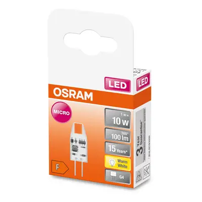 OSRAM OSRAM PIN Micro LED žárovka G4 1W 100lm 2 700K