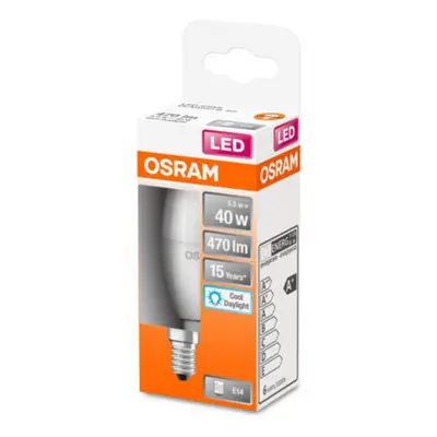 OSRAM OSRAM Classic B LED žárovka E14 4,9W 6 500 K matná