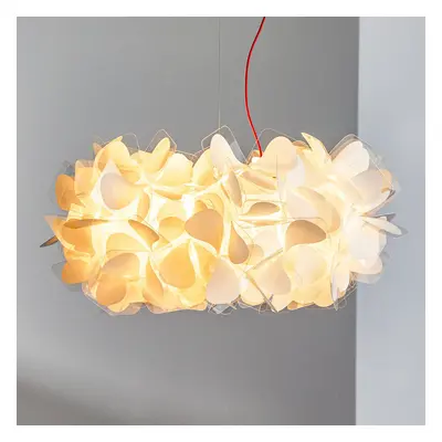 Slamp Závěsné svítidlo Slamp Clizia Mama Non Mama, Ø53cm, bílá/červená