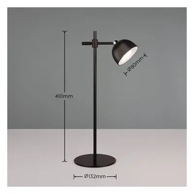 Reality Leuchten Nabíjecí stolní lampa Maxima LED, černá, výška 41 cm, plastová