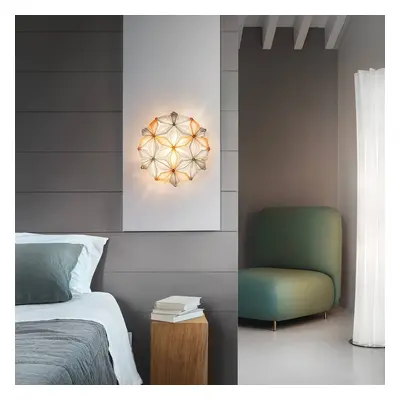 Slamp Slamp La Vie Mini stropní svítidlo šířka 34 cm jantarové barvy