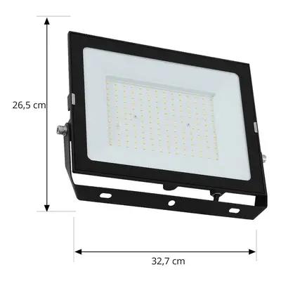 PRIOS Prios LED venkovní reflektor Maikel, 150W, 12000lm, hliník