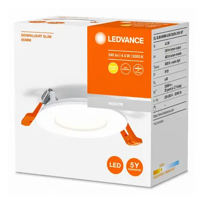 LEDVANCE LEDVANCE Recess Slim LED vestavné svítidlo Ø8,5cm 3000K