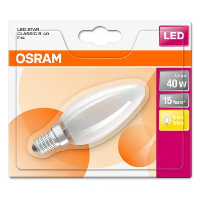 OSRAM OSRAM LED žárovka-svíčka E14 B35 4W 2 700 K matná