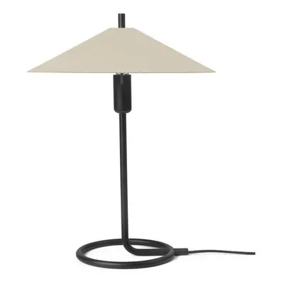 ferm LIVING ferm LIVING Stolní lampa Filo, béžová, hranatá, železo, 43 cm