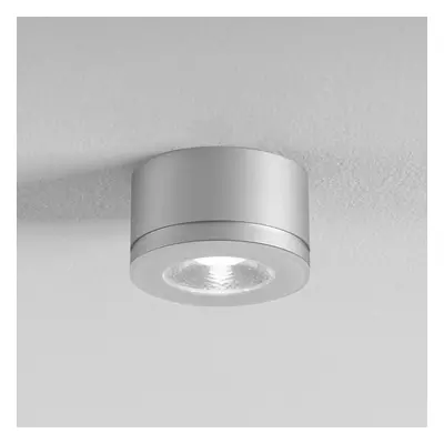 Egger Licht Egger DLS downlight Newton, šedý, 30°, 3 000 K Ø 6,3 cm IP54