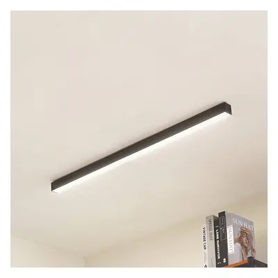 Lucande Stropní svítidlo Lucande LED Teniona, 101 cm, černá, hliník