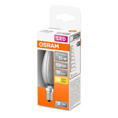 OSRAM OSRAM Classic B LED žárovka E14 1,5W 2 700K matná