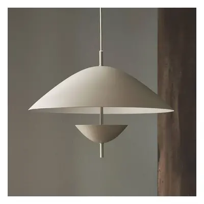 ferm LIVING ferm LIVING závěsná lampa Lod, béžová, železo, Ø 50 cm