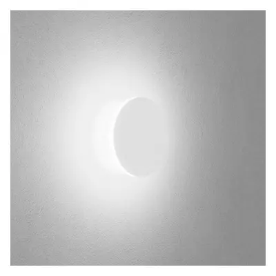 Egger Licht Egger LED nástěnné svítidlo Orbit, bílé, Ø 12,5 cm, hliník, 2 700 K