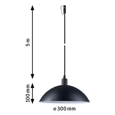 Paulmann Paulmann Plug & Shine LED závěsné svítidlo Mapalo E14 hliník