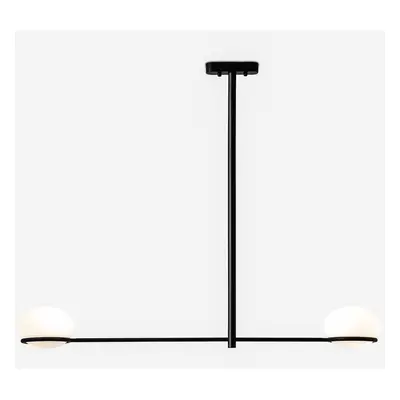 LEDS-C4 LEDS-C4 Coco Double závěsná lampa, černá, délka 110 cm