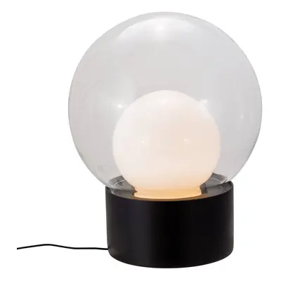 pulpo GmbH stolní lampa Pulpo Boule Medium, čirá/opálová/černá, sklo