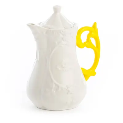 SELETTI Konvice SELETTI I-Wares, bílá / žlutá, 1,2 litru, porcelán