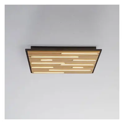 Q-Smart-Home Paul Neuhaus Smart LED stropní svítidlo Q-Acoustic wood 62 x 62 cm