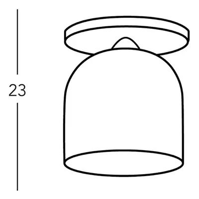 austrolux Stropní svítidlo KOLARZ Chalet, Ø 19 cm, bílá/hnědá, sklo/dřevo