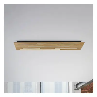 Q-Smart-Home Paul Neuhaus Smart LED stropní svítidlo Q-Acoustic wood 115 x 31cm