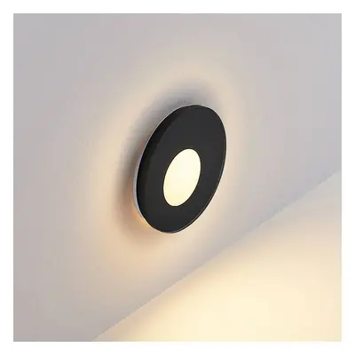 Molto Luce Molto Luce LED vestavné svítidlo Wall 68R Glass IP44 RD, černé