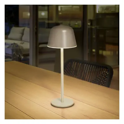 LEDVANCE LEDVANCE LED dobíjecí stolní lampa Style Stan, hliník, CCT, béžová barva