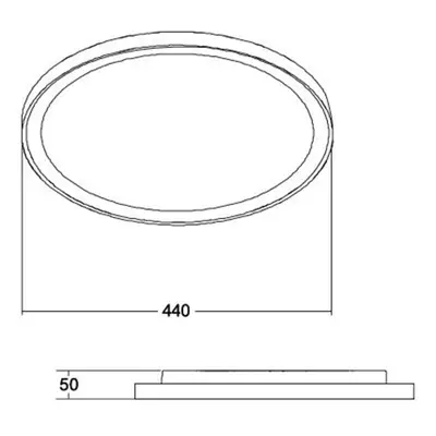 BRUMBERG BRUMBERG LED stropní svítidlo Sunny Midi, DALI, 3 000K, černé