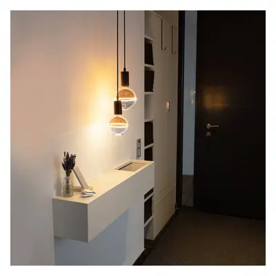 Segula SEGULA LED globe Illusion, E27 G125 modrá/jantarová 5W 1900K stmívání