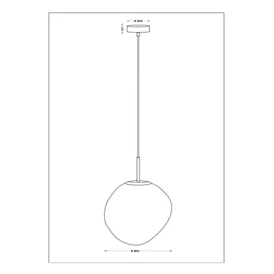 Eco-Light Závěsné svítidlo Canopus, fialová barva, Ø 36 cm, sklo, E27