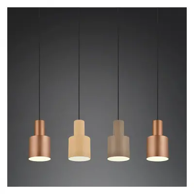 Trio Lighting Závěsné světlo Agudo, multicolor 4 zdroje lineární