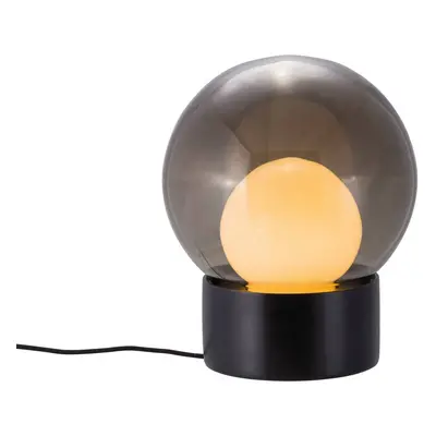 pulpo GmbH stolní lampa Pulpo Boule Small, kouřově šedá/opálová/černá, sklo