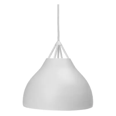 Dyberg Larsen Dyberg Larsen Pyra závěsná lampa, Ø 23 cm, bílá, kov