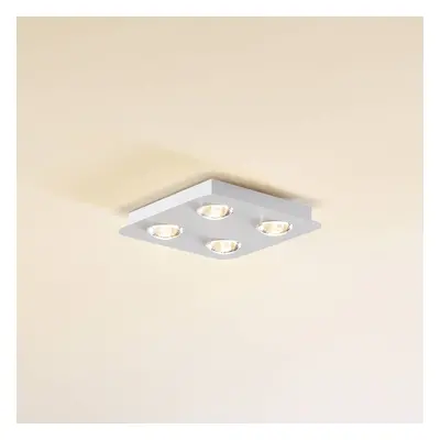 Lindby Stropní svítidlo LED Lindby, 25 x 25 cm, matná bílá