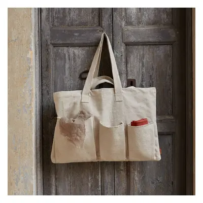 ferm LIVING ferm LIVING víkendová taška Pocket, šířka 75 cm, bavlna