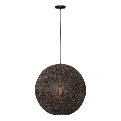 Freelight Závěsná lampa Oronero, Ø 60 cm, černá/zlatá, kov