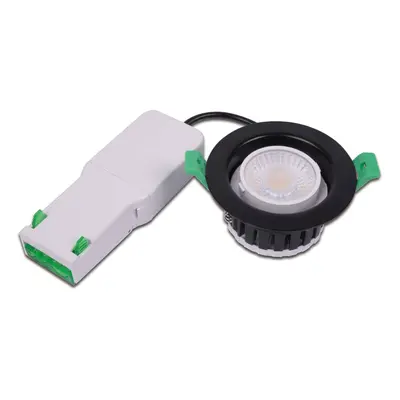 Hera LED vestavné bodové svítidlo Eco R 68 z nerezové oceli Ø 9 cm kov IP65 CCT