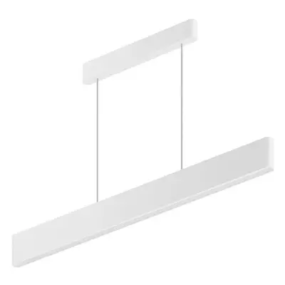 Linea Light Závěsné svítidlo LED Satori, délka 86,4 cm, bílá, 2 700 K, hliník