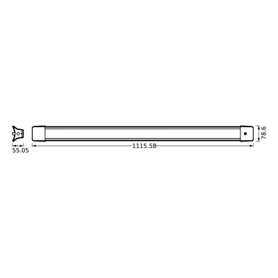 LEDVANCE LEDVANCE LED závěsné světlo Office Line 840 délka 112 cm, bílá barva