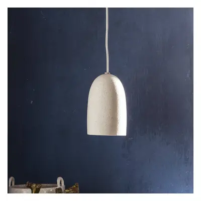 ferm LIVING ferm LIVING Speckle závěsná lampa, Ø 11,6 cm, keramika, bílá