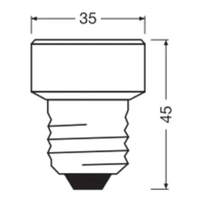 OSRAM OSRAM LED Star Flat E27 3,5W 4 000K 3-Step-dim vyměnitelný kroužek