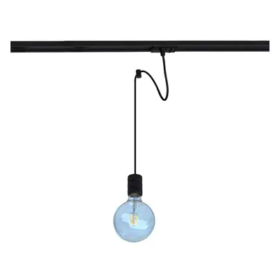 Lindby Závěsná lampa Lindby Linaro, 6,3 cm, černá, 1-fázová, Ø4,6 cm