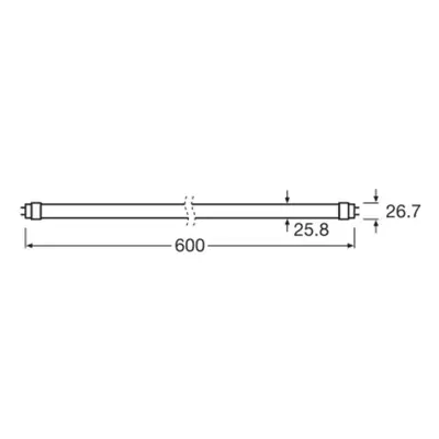 OSRAM OSRAM LED lampa pro rostliny T8 6,6W trubice Fluora 2 500K 60cm