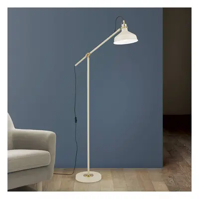 Orion Stojací lampa Schiller, khaki, kov, výška 153 cm, nastavitelná