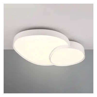 Trio Lighting Stropní svítidlo LED Rise, bílé, 77 x 63 cm, CCT, stmívatelné